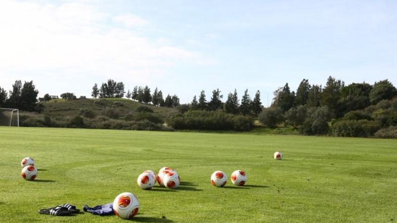 Maribor Jerez trening Evropska liga šestnajstina finala igrišče zelenica