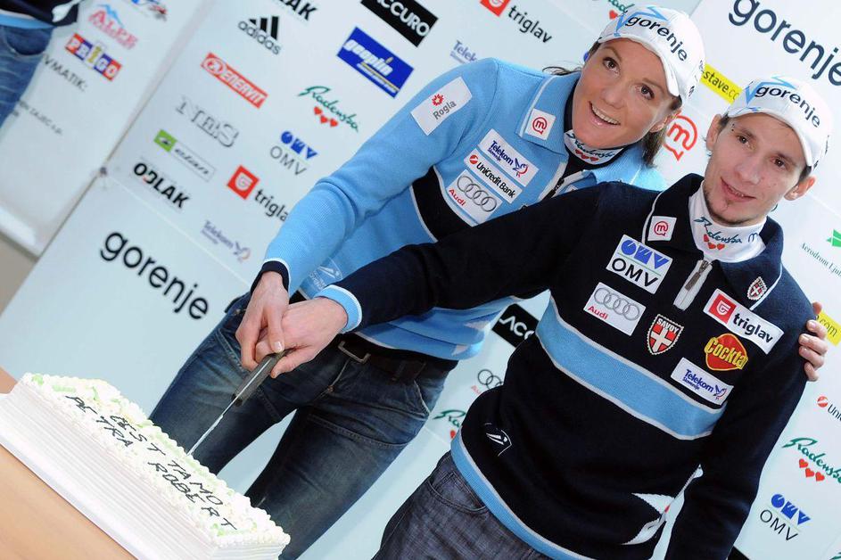 Petra Majdič je skupaj z drugim junakom preteklega konca tedna, skakalcem Robert