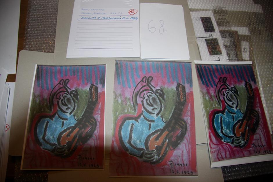 Ponarejena umetniška dela | Avtor: Policija