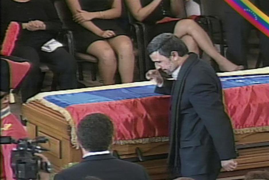 ahmadinedzad elena frias chavez pogreb | Avtor: Reuters