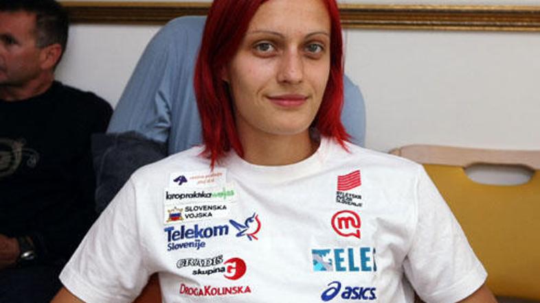 Nina Kolarič se bo v Berlinu borila s tekmicami in bolečinami v gležnju.