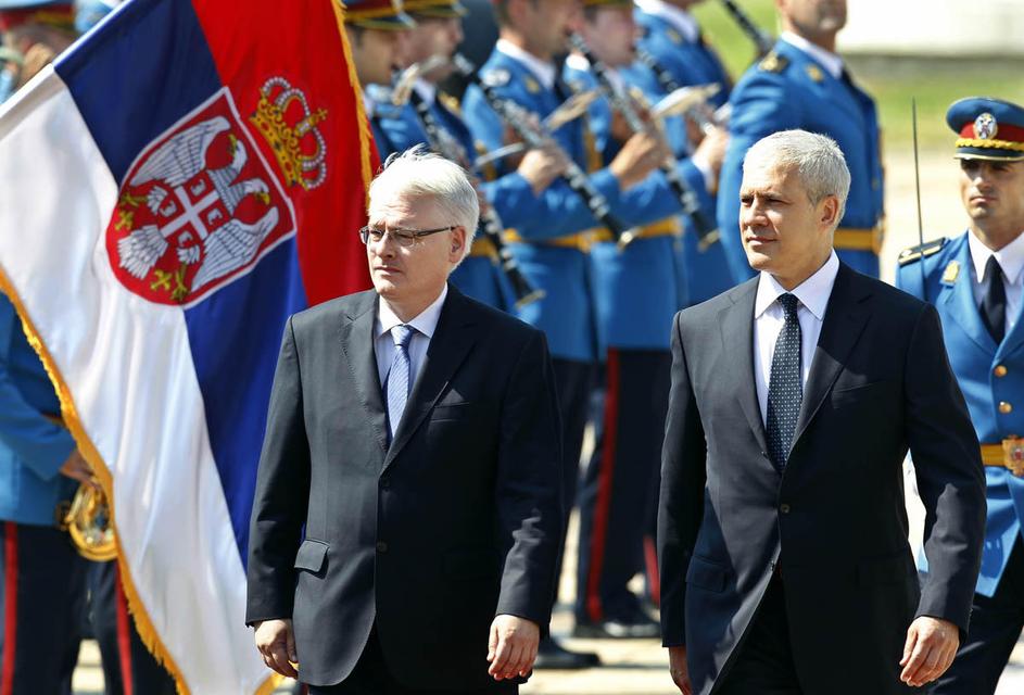 Ivo Josipović, Boris Tadić, obisk, Srbija, Beograd