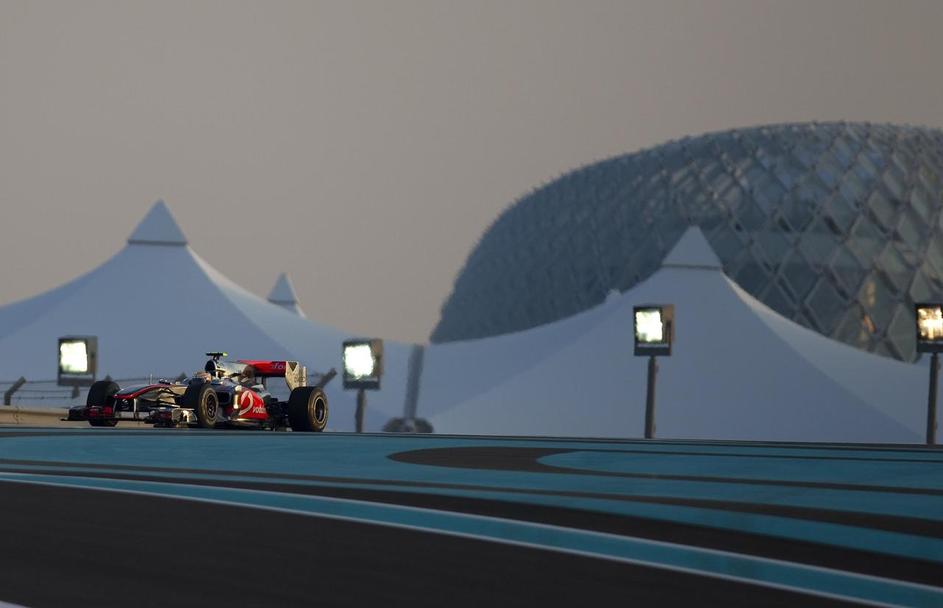 Lewis Hamilton je dobil drugi trening v Abu Dabiju. (Foto: Reuters)