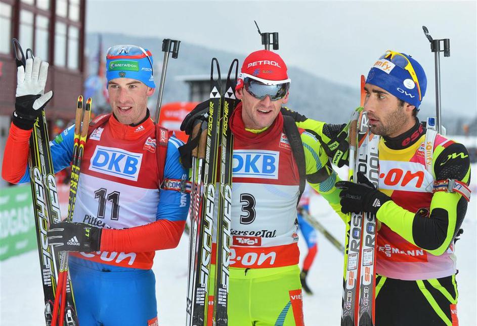 Fak Mališko Martin Fourcade biatlon Hochfilzen zasledovalna tekma zmaga