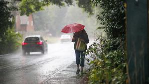 vreme dež deževje naliv padavine