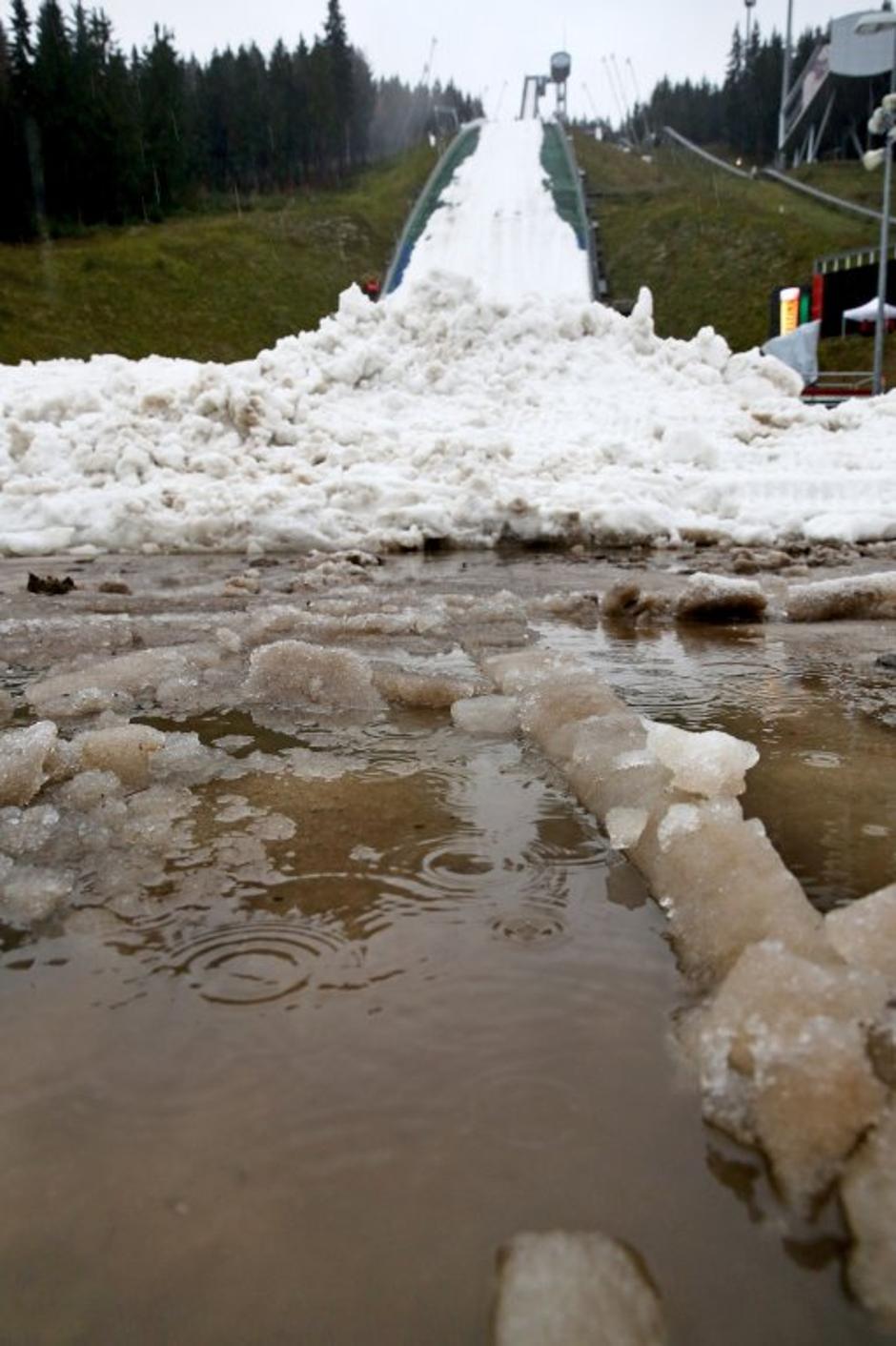 kilngenthal skakalnica sneg skoki dež | Avtor: EPA