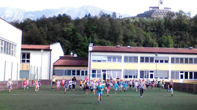 Množični tek za otroke Kobarid