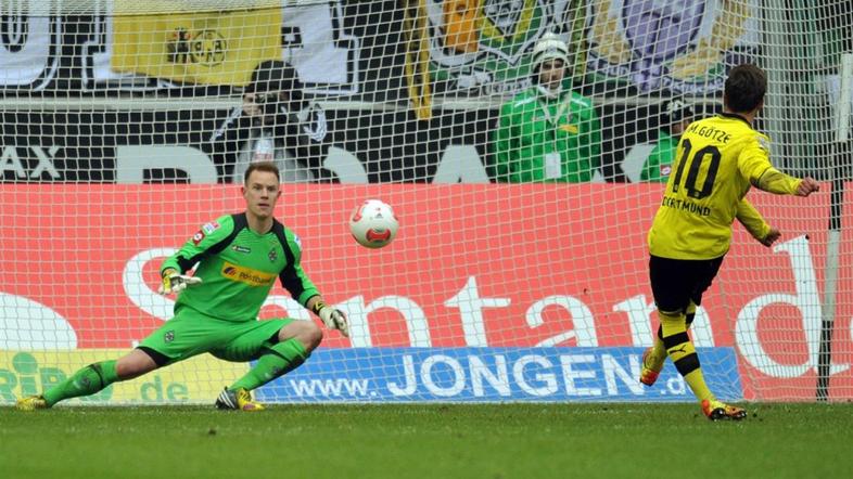 Ter Stegen Götze Borussia Mönchengladbach Dortmund 1. Bundesliga Nemčija liga pr