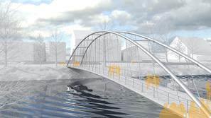 Brv čez reko Savo v Medvodah