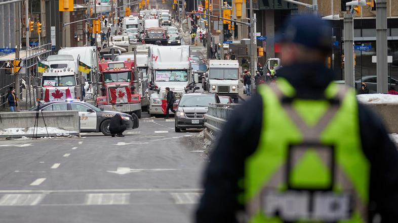 Protest tovornjakarjev v Kanadi