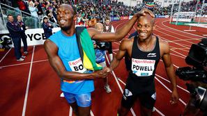 Bolt Powell diamantna liga Oslo Bislett stadion atletika sprint 100 metrov