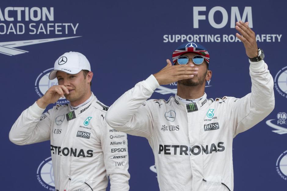 rosberg hamilton silverstone | Avtor: EPA
