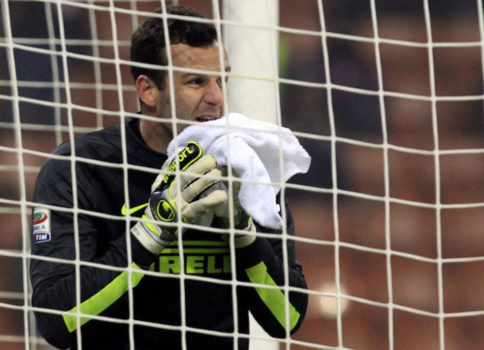 Samir Handanović na tekmi proti Parmi