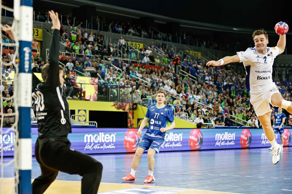 rokomet SP Slovenija - Islandija, Urban Lesjak | Avtor: Saša Despot