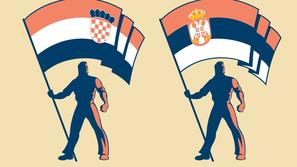 Hrvaška in Srbija