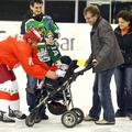 dobrodelna tekma legende slovenskega hokeja Olimpija Jesenice Tivoli Jakec in ča