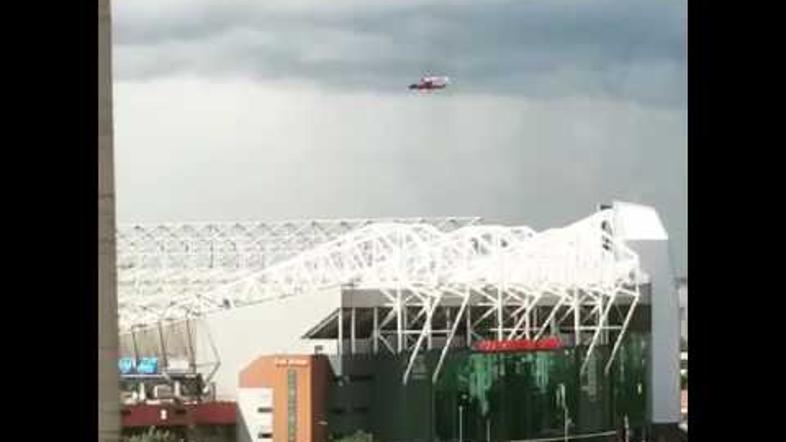 Zlatan helikopter Old Trafford