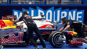 Vettel Button Red Bull McLaren VN Avstralije Melbourne formula 1