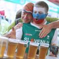 Gruzija Slovenija EuroBasket Celje Zlatorog pivo kozarec