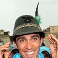 Alberto Contador je tudi deveto etapo sklenil z nasmeškom. (Foto: EPA)