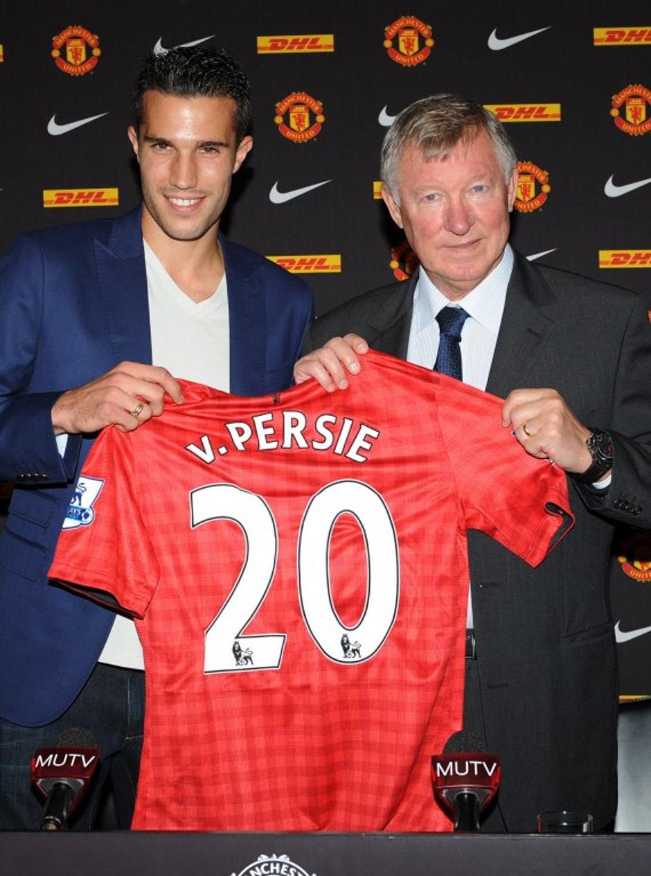 Robin van Persie Manchester United predstavitev Alex Ferguson | Avtor: EPA