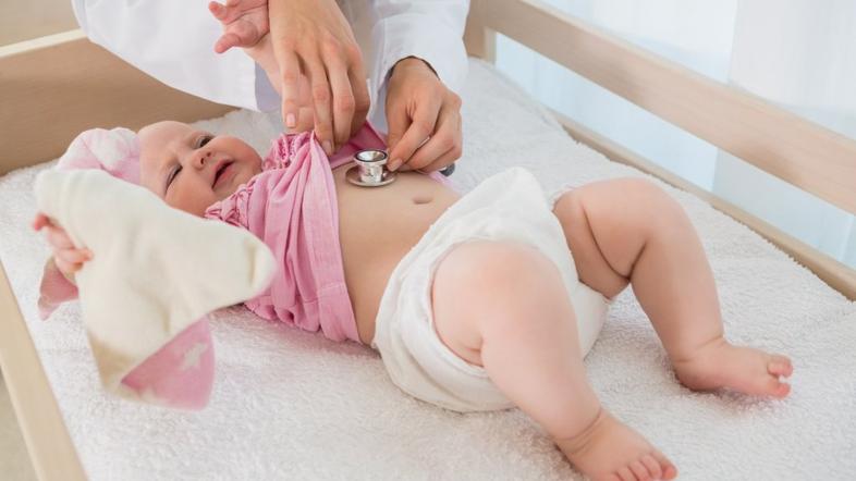 Dojenček pri pediatru