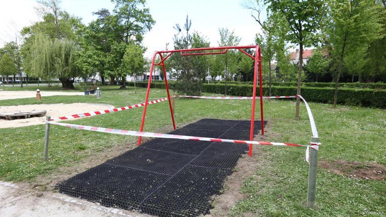 slovenija 16.04.14. igrala za invalide, park v Murski Soboti, foto: nino verdnik