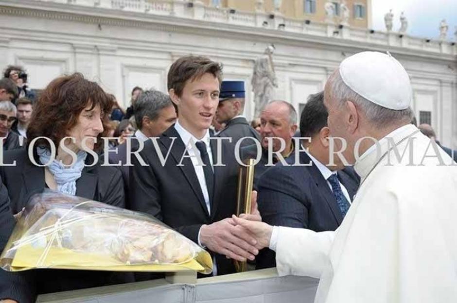 Peter Prevc pri papežu | Avtor: Žurnal24 main