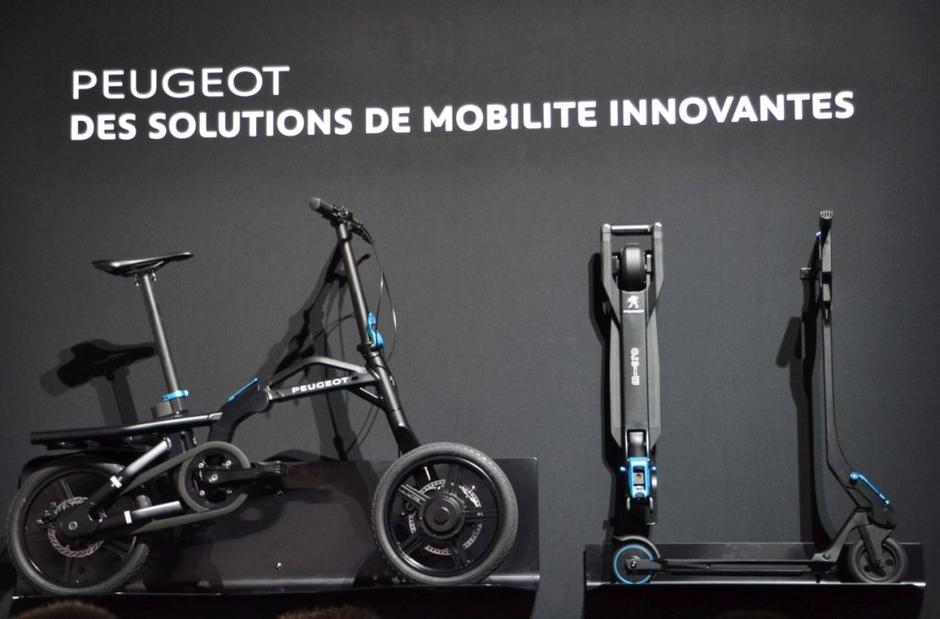 Peugeotova skiro e-kick in kolo eF01 | Avtor: Gregor Prebil