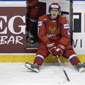 Aleksej Čerepanov na zadnji reprezentančni akciji pred ponedeljkovim tragičnim d