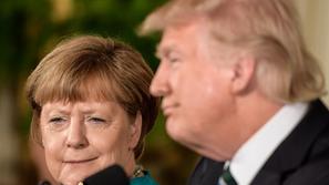 Angela Merkel in Donald Trump