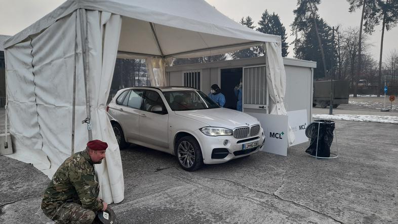 Letališka testirna točka SV