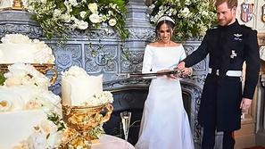 Poročna torta Meghan in Harryja