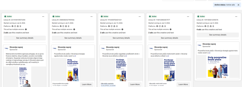 oglaševanje meta | Avtor: Posnetek zaslona