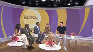 Luka Dončić v jutranji pogovorni oddaji