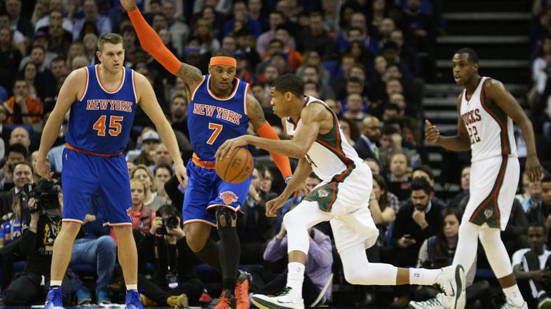New York Knicks Millwaukee Bucks O2 Arena London