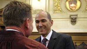 Janez Janša in Franci Matoz