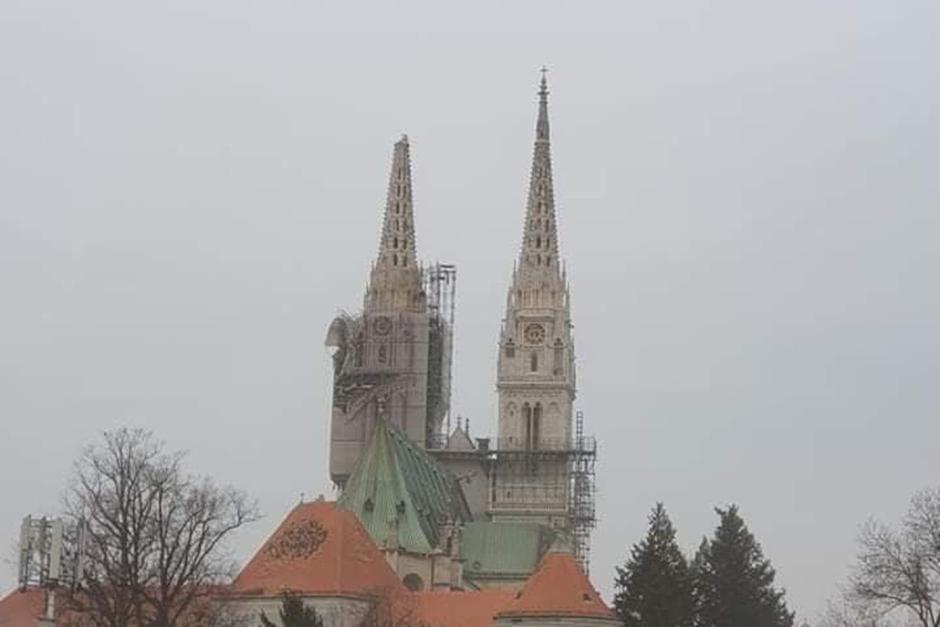 katedrala potres Zagreb | Avtor: Twitter