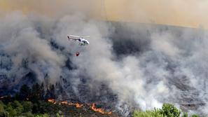 Španijo so zajeli gozdni požari.