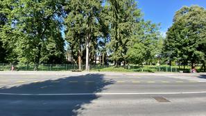 Pred začetkom del Bleiweisovega parka