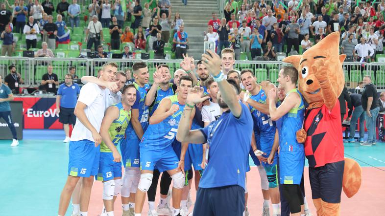 odbojka EP Slovenija - Belorusija