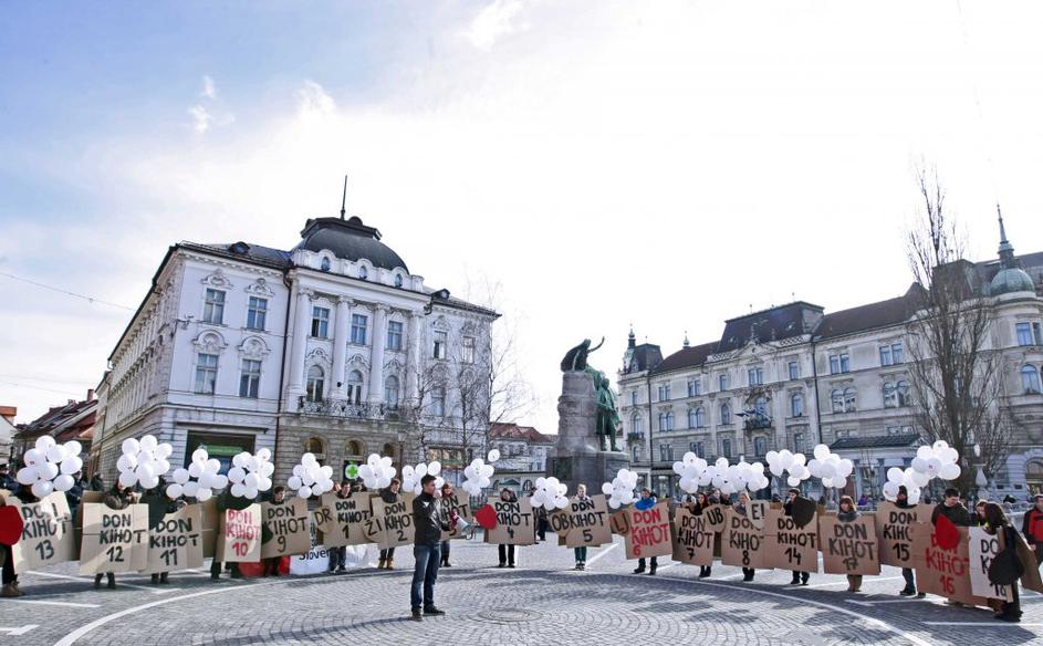 Protest Dijaške organizacije Slovenije