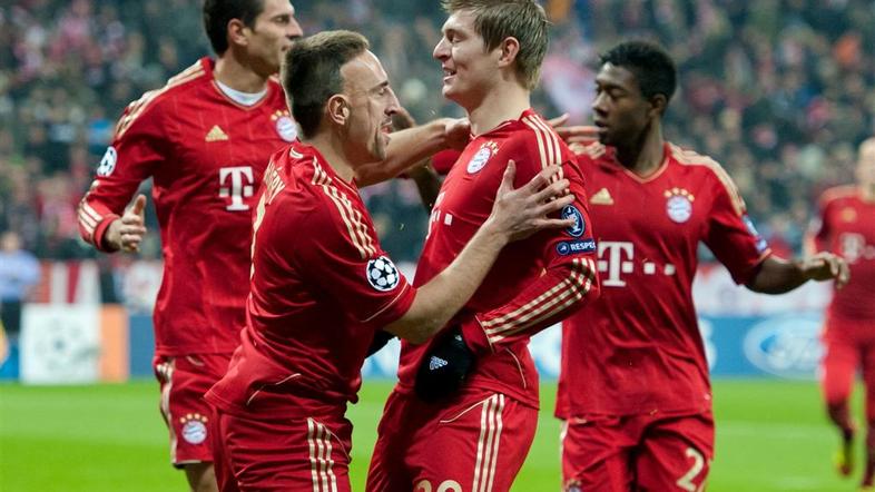 Bayern München Villarreal Liga prvakov Ribery Kroos Gomez Alaba