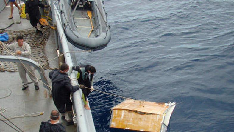 Bil je le lažni alarm, da je ladja zaznala signal črne skrinjice.