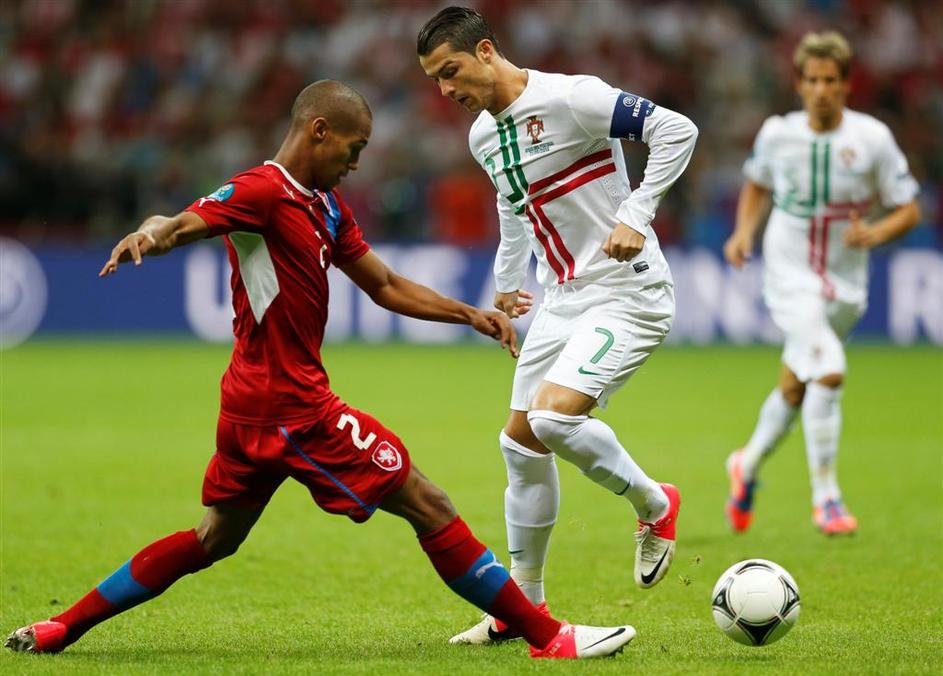 Gebre Selassie Ronaldo Češka Portugalska četrtfinale Varšava Euro 2012