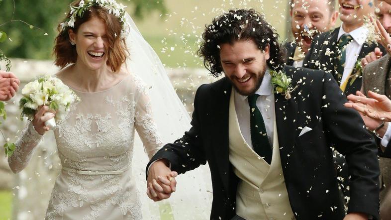 rose leslie, kit harington