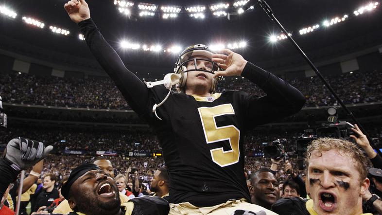 S svojim najdaljšim golom sezone je Hartley Svetnike popeljal v Miami. (Foto: Re