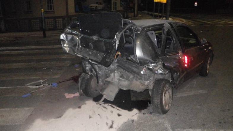 Nesreča v Novem mestu