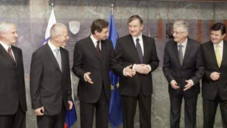 Slavnostne seje v državnem zboru sta se udeležila tudi predsednik države Danilo 