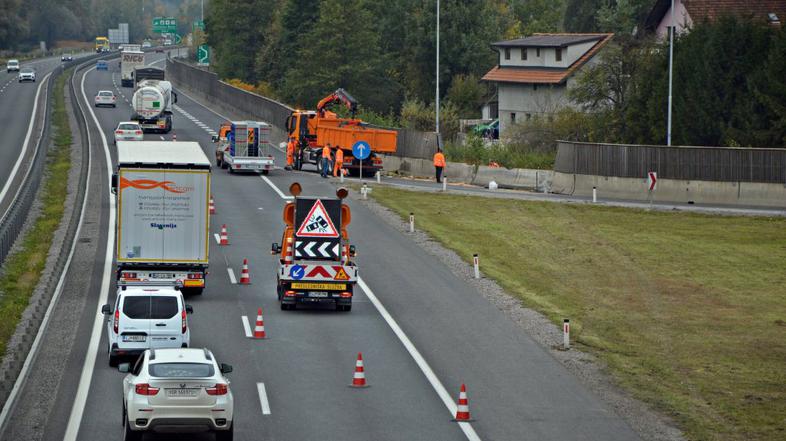 Prometna nesreča na avtocesti